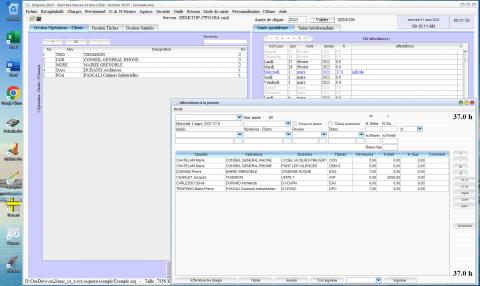 nouvelle version du logiciel de pointage des heures et de suivi des coûts Séquora Mac et PC v19.01